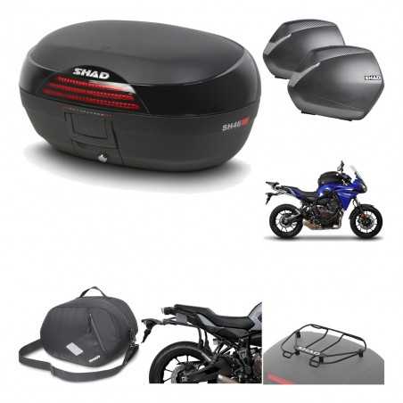 SHAD Maletas laterales + baul trasero herraje montaje accesorios 3p SH46 SH 46 NEW MODEL SH36 36 KIT-195517