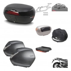 Lateral cases + back trunk + big top fitting + accessories + 3p hardware  SH46 S