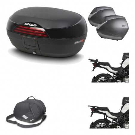 Lateral cases + back trunk + big top fitting + 3p hardware + internal bag  SH46 