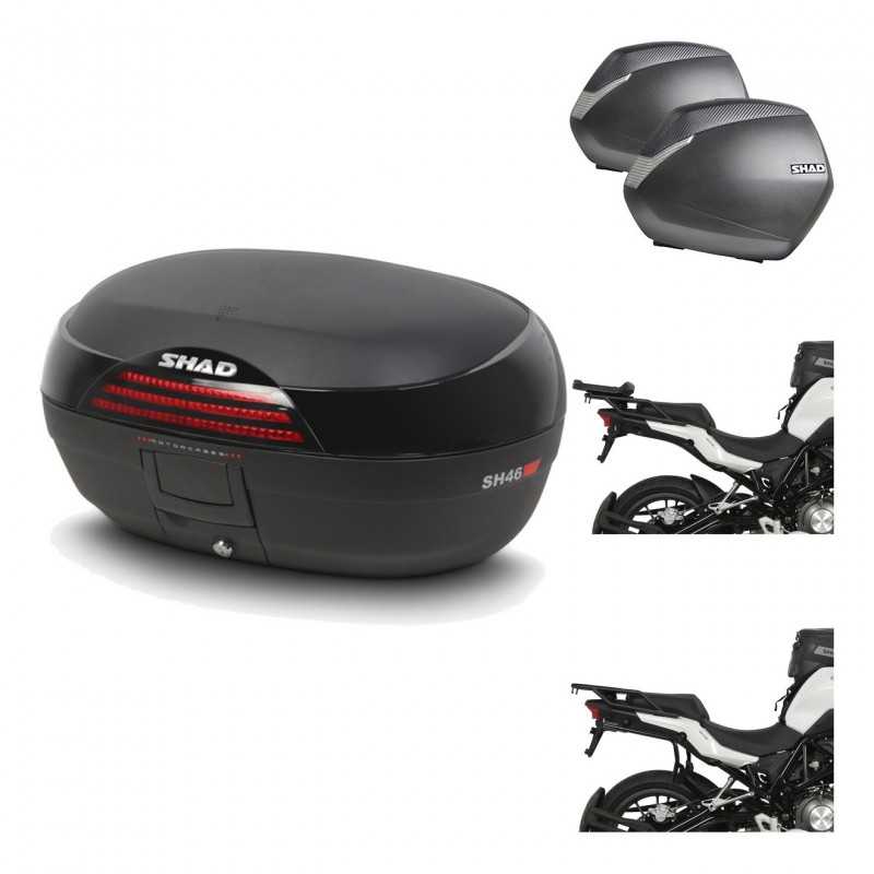 SHAD Maletas laterales + baul trasero herraje montaje 3p SH46 SH 46 NEW MODEL SH36 36 KIT-195566