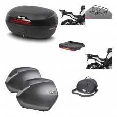 SHAD Maletas laterales + baul trasero herraje montaje accesorios 3p SH46 SH 46 NEW MODEL SH36 36 KIT-195619