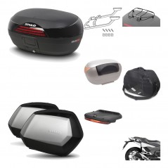 SHAD Maletas laterales + baul trasero herraje montaje accesorios 3p SH46 SH 46 NEW MODEL SC SH35 PREMIUM KIT-195468