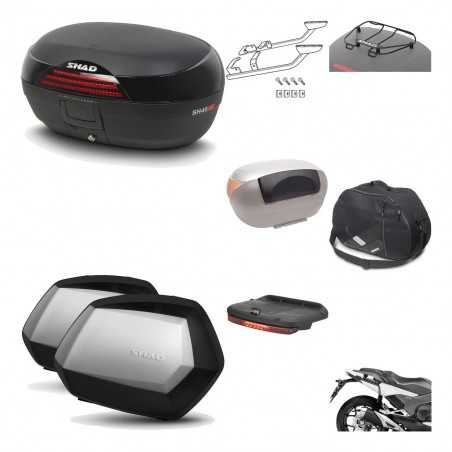 Lateral cases + back trunk + big top fitting + accessories + 3p hardware  SH46 S