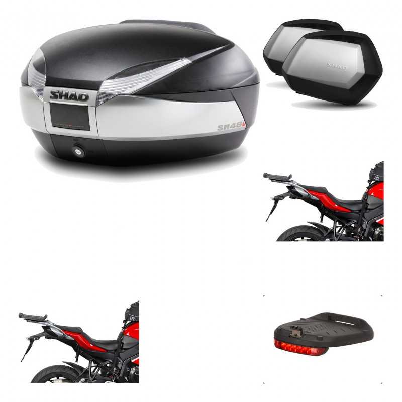 Lateral cases + back trunk + big top fitting + brake light + 3p hardware  SH48 T