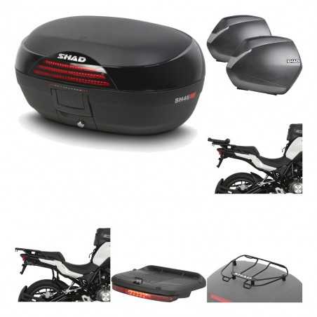SHAD Maletas laterales + baul trasero herraje montaje accesorios 3p SH46 SH 46 NEW MODEL SH36 36 KIT-195620