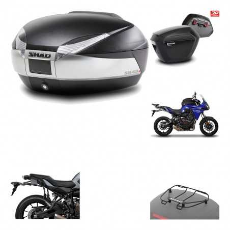 Lateral cases + back trunk + big top fitting + top grid rack + 3p hardware SH48