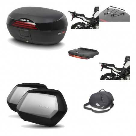 Lateral cases + back trunk + big top fitting + accessories + 3p hardware  SH46 S