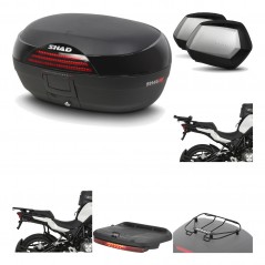 SHAD Maletas laterales + baul trasero herraje montaje accesorios 3p SH46 SH 46 NEW MODEL SC SH35 PREMIUM KIT-195624