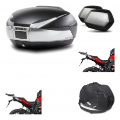Lateral cases + back trunk + big top fitting + internal bag + 3p hardware  SH48 
