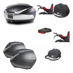 Lateral cases + back trunk + big top fitting + accessories + 3p hardware  SH48 T