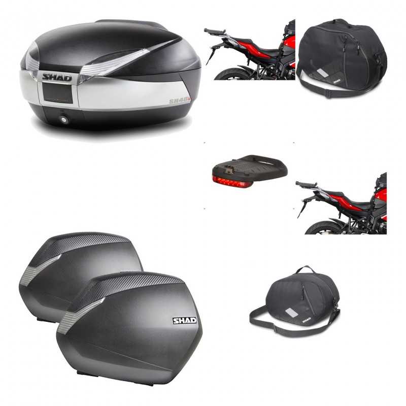 Lateral cases + back trunk + big top fitting + accessories + 3p hardware  SH48 T