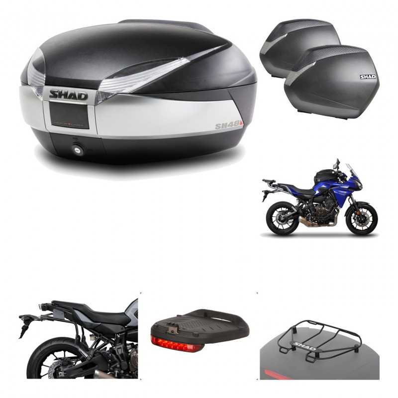Lateral cases + back trunk + big top fitting + accessories + 3p hardware  SH48 T