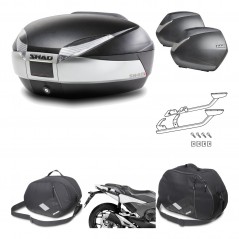 Lateral cases + back trunk + big top fitting + accessories + 3p hardware  SH48 T