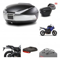 Lateral cases + back trunk + big top fitting + accessories + 3p hardware  SH48 T