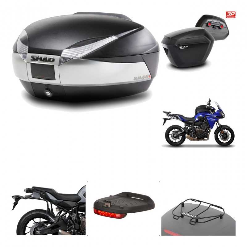 Lateral cases + back trunk + big top fitting + accessories + 3p hardware  SH48 T