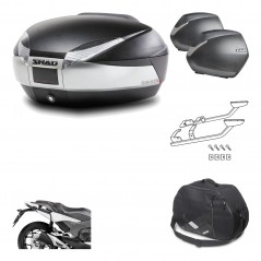 Lateral cases + back trunk + big top fitting + internal bag + 3p hardware  SH48 