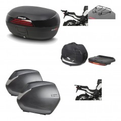 SHAD Maletas laterales + baul trasero herraje montaje accesorios 3p SH46 SH 46 NEW MODEL SH36 36 KIT-195632