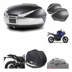 Lateral cases + back trunk + big top fitting + accessories + 3p hardware  SH48 T