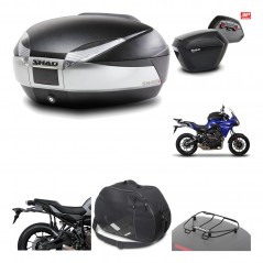 Lateral cases + back trunk + big top fitting + accessories + 3p hardware  SH48 T
