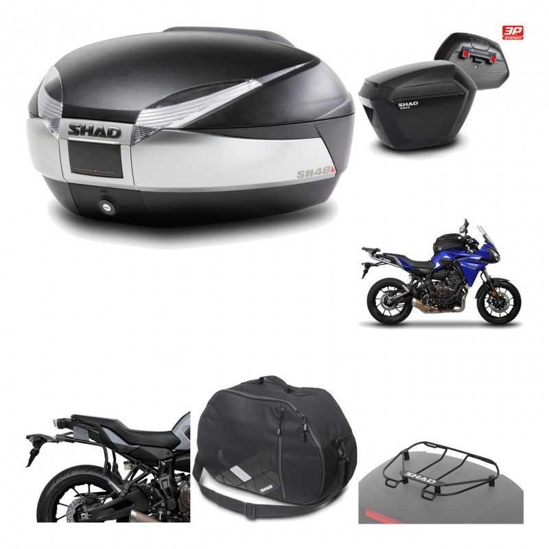 Lateral cases + back trunk + big top fitting + accessories + 3p hardware  SH48 T