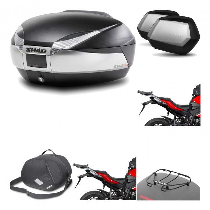 Lateral cases + back trunk + big top fitting + accessories + 3p hardware  SH48 T