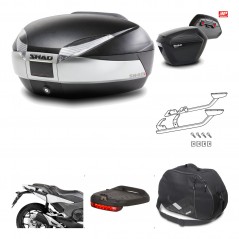 Lateral cases + back trunk + big top fitting + accessories + 3p hardware  SH48 T