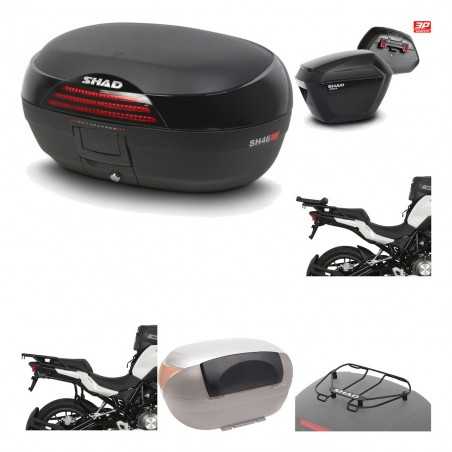 SHAD Maletas laterales + baul trasero herraje montaje accesorios 3p SH46 SH 46 NEW MODEL SH23 KIT-195639