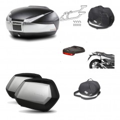 Lateral cases + back trunk + big top fitting + accessories + 3p hardware  SH48 T