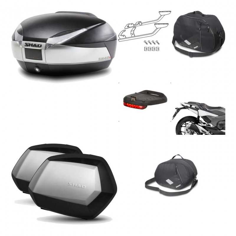 Lateral cases + back trunk + big top fitting + accessories + 3p hardware  SH48 T