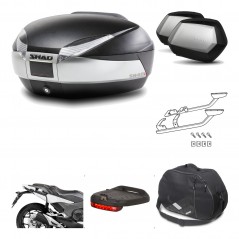 Lateral cases + back trunk + big top fitting + accessories + 3p hardware  SH48 T