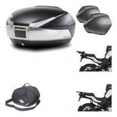 Lateral cases + back trunk + big top fitting + 3p hardware + internal bag  SH48 