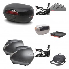 SHAD Maletas laterales + baul trasero herraje montaje accesorios 3p SH46 SH 46 NEW MODEL SH36 36 KIT-195643