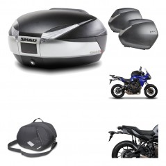 Lateral cases + back trunk + big top fitting + 3p hardware + internal bag  SH48 