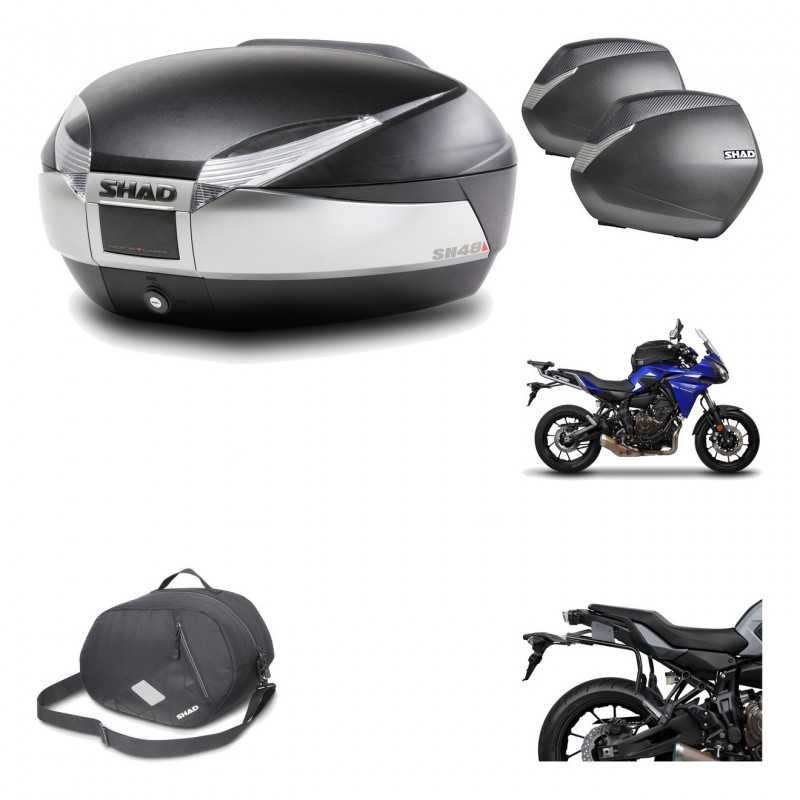 Lateral cases + back trunk + big top fitting + 3p hardware + internal bag  SH48 