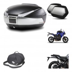 Lateral cases + back trunk + big top fitting + 3p hardware + internal bag  SH48 