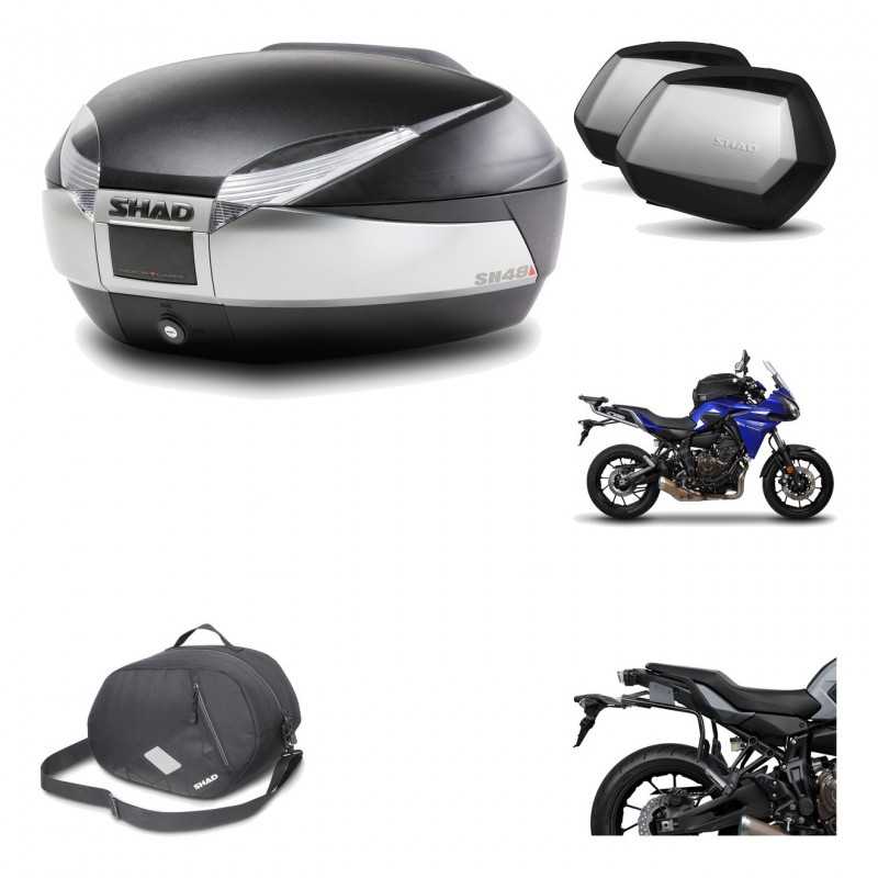 Lateral cases + back trunk + big top fitting + 3p hardware + internal bag  SH48 