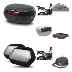 SHAD Maletas laterales + baul trasero herraje montaje accesorios 3p SH46 SH 46 NEW MODEL SC SH35 PREMIUM KIT-195647