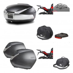 Lateral cases + back trunk + big top fitting + accessories + 3p hardware  SH48 T