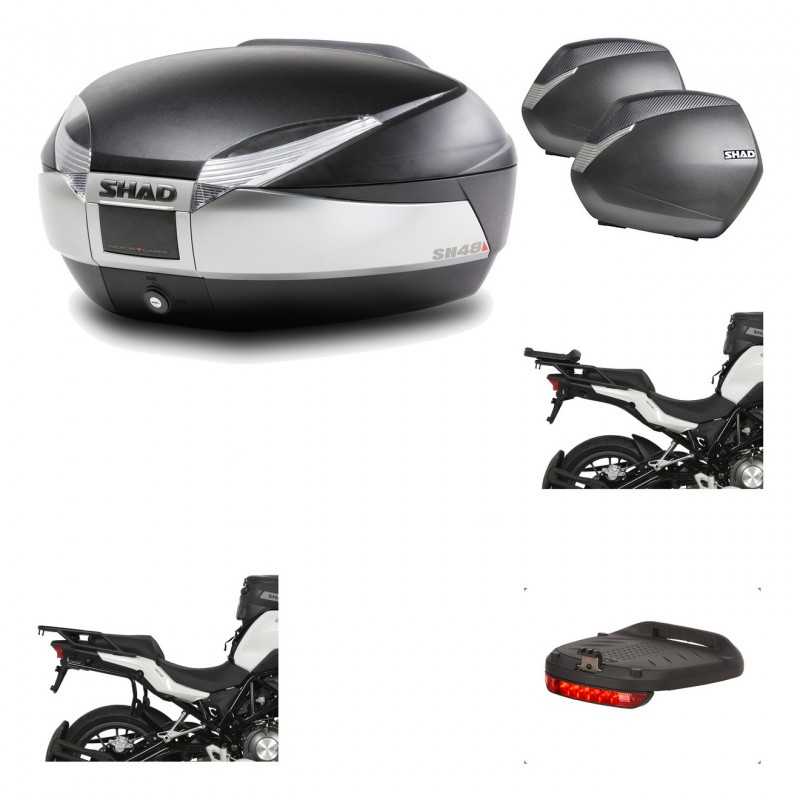 Lateral cases + back trunk + big top fitting + brake light + 3p hardware  SH48 T
