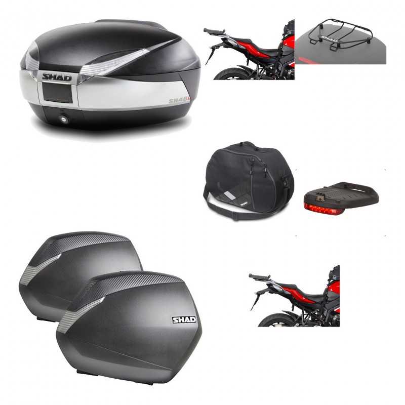 Lateral cases + back trunk + big top fitting + accessories + 3p hardware  SH48 T