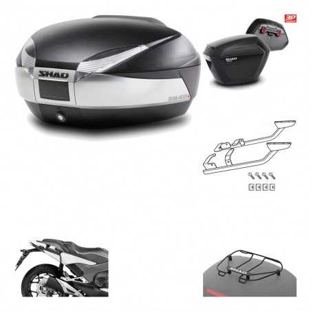 Lateral cases + back trunk + big top fitting + top grid rack + 3p hardware SH48