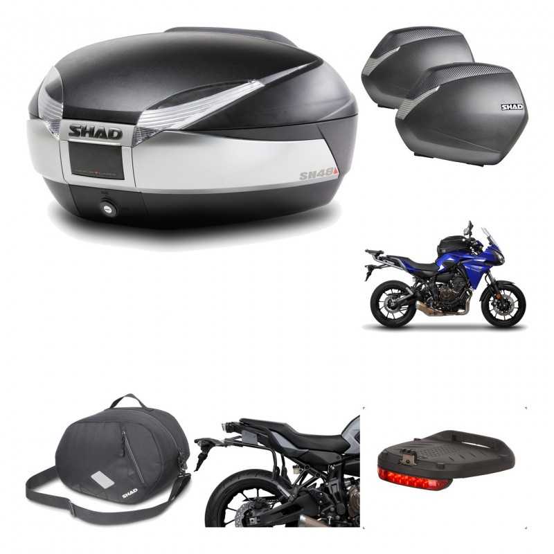 Lateral cases + back trunk + big top fitting + accessories + 3p hardware  SH48 T
