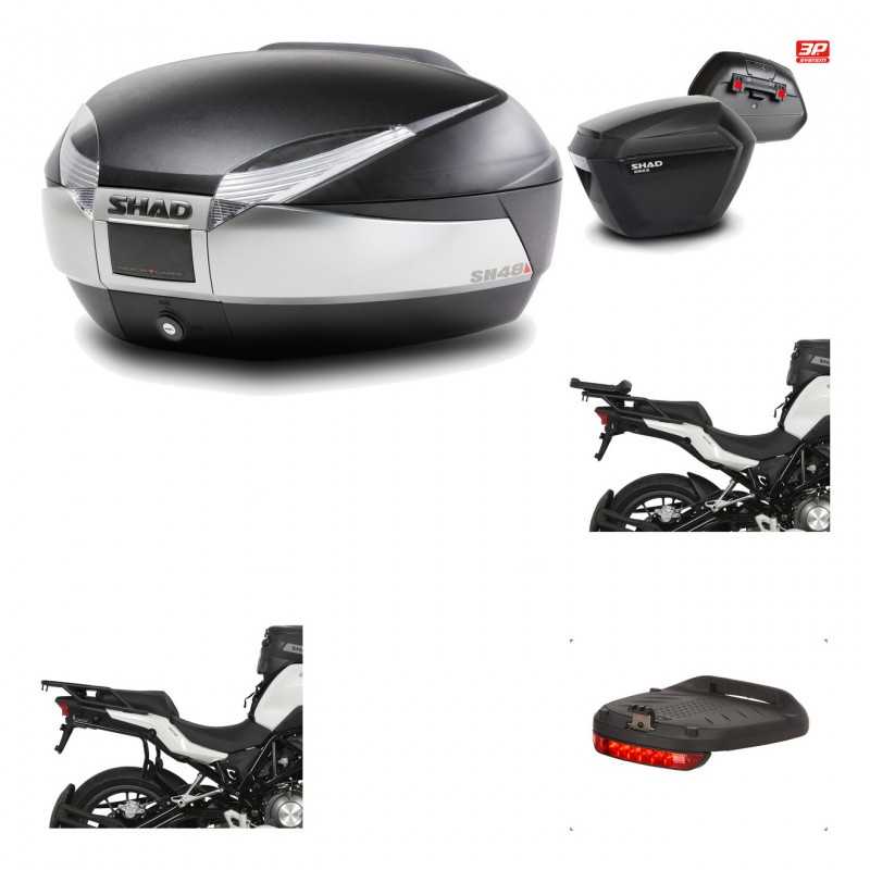 Lateral cases + back trunk + big top fitting + brake light + 3p hardware  SH48 T