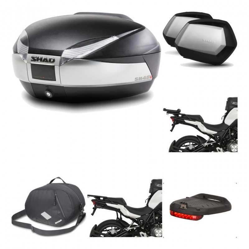 Lateral cases + back trunk + big top fitting + accessories + 3p hardware  SH48 T