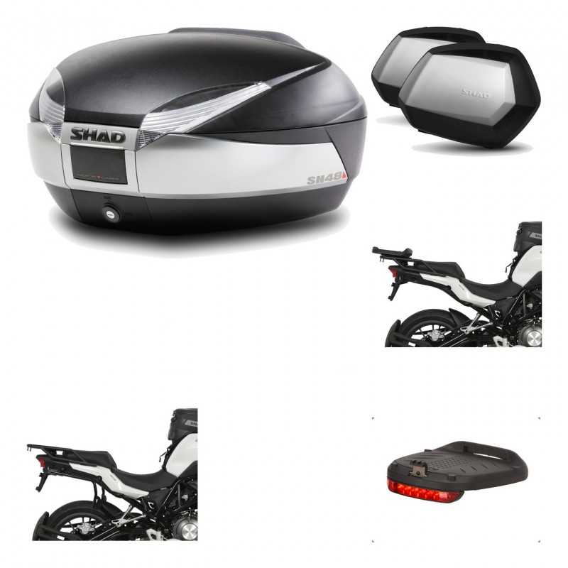 Lateral cases + back trunk + big top fitting + brake light + 3p hardware  SH48 T