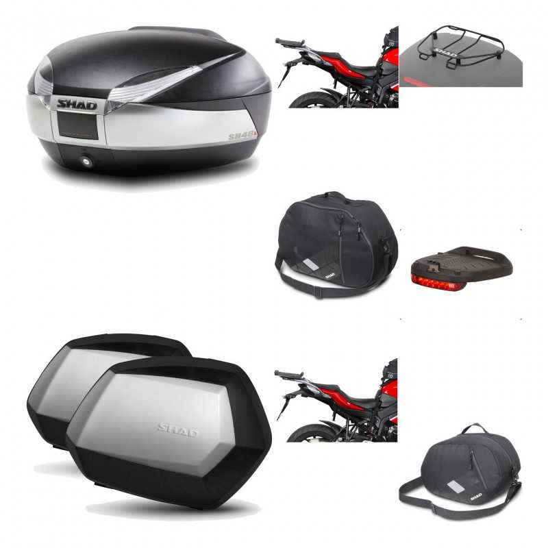 Lateral cases + back trunk + big top fitting + accessories + 3p hardware  SH48 T