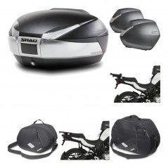 Lateral cases + back trunk + big top fitting + accessories + 3p hardware  SH48 T