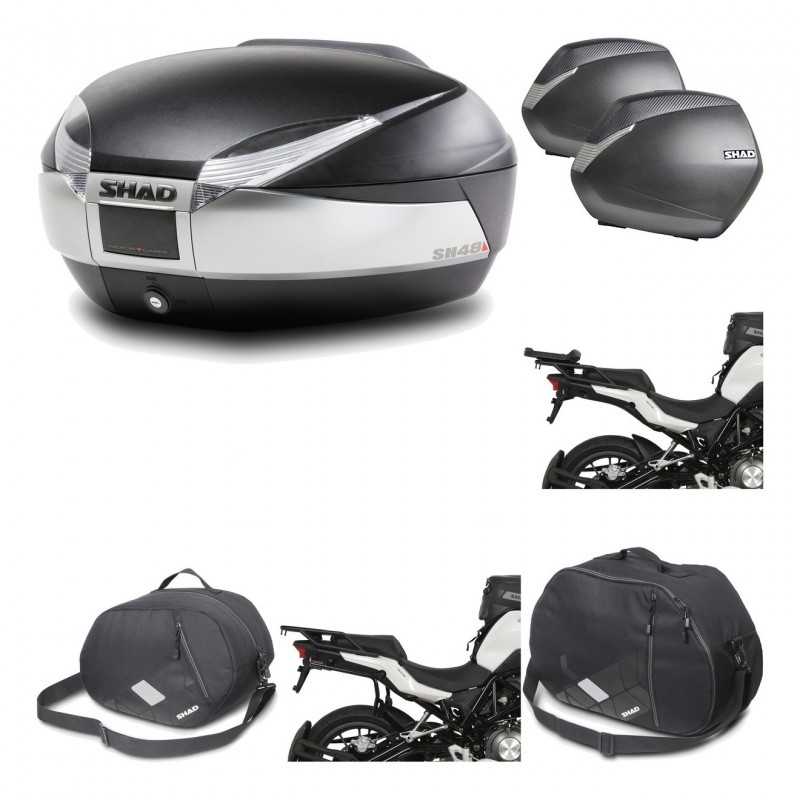 Lateral cases + back trunk + big top fitting + accessories + 3p hardware  SH48 T