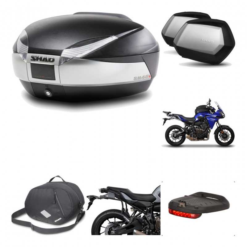 Lateral cases + back trunk + big top fitting + accessories + 3p hardware  SH48 T