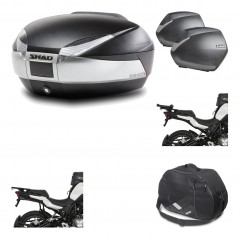 Lateral cases + back trunk + big top fitting + internal bag + 3p hardware  SH48 